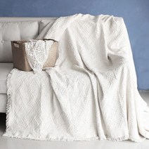 소파 의자 쿠션 커버 매트 보헤미안 boho 모로코 모로칸 부드러운 소파 담요 캠핑 피크닉 매트 여행 던지기 담요 술 니트 에어컨 수건 침대 격자 무늬 태피스트리, 베이지 소파 담요, 90x150cm, 01 Beige sofa blanket