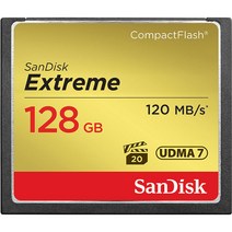 샌디스크 익스트림 CF카드 카메라 메모리, 128GB
