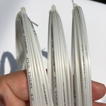 테니스줄 스트링 1 pc 정품 대만산 고성능 팅킨 파워 폴리곤 17현(폴리올레핀) 현(흰색), 없음, 한개옵션0