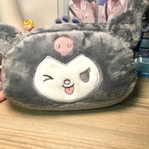 카와이 연필 케이스 가방 귀여운 펜 파우치 상자 대용량 봉제 학생 학교 용품 한국어 문구, Kulomi