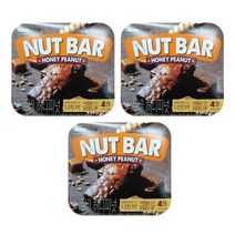 너트바 허니피넛 4개입 x 3팩 땅콩맛초코바 라운딩 헬스 운동간식 사무실탕비실스낵, 1개
