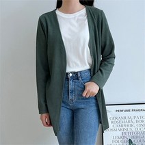 셀러허브 여성패션 [오노마] ONM 여성 롱 니트가디건 1P 오픈 간절기 카디건 점퍼 외투