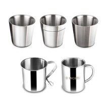 키친아트 이중 스텐컵 300ml/식당 양치 등산컵, 1. 키친아트 등산컵 300ml