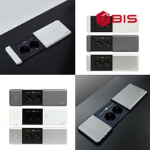 슬라이딩 2구 빌트인콘센트 무선충전 USB 매립형 홈카페 설치 멀티 전원선, 01_S202-화이트, 1개