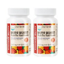 멀티 활력비타민 온가족 복합영양제 60정 2박스