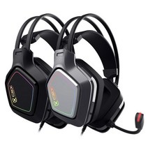 콕스 SCARLET 7.1 RGB 노이즈 캔슬링 헤드셋, 그레이, COX SCARLET 가상 7.1 RGB