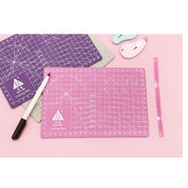 A5 재단판 커팅매트 칼판 생고무판 데스크 책상 커팅 고무 보드 매트 고무판 컷팅판, 단일