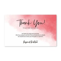 생일축하카드 팝업카드 메세지 세트100장 세트Thank You Cards 비즈니스 용품 주, 15 Q15