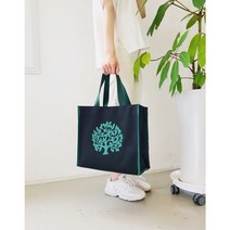 채우다 상점 럭키트리 사각 중대형보조가방 세련된 디자인 보조가방 외출가방 손가방 기저귀가방 에코백 스타벅스가방 블랙가방 스타벅스 스타일 가방