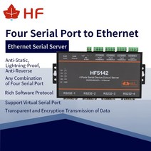 스마트 홈 HF 포트 직렬 네트워크 서버 FreeRTOS 장치 RS 이더넷 변환기 TCP IP Telnet Modbus, 단일옵션