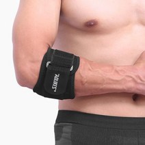 PKFARM 남성 여성 공용 찍찍이 팔꿈치 팔뚝 보호대 밴드 고급형 2개입 세트, 2개