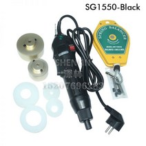 전기 캡핑 기계 블랙 스크루 드라이버 캐퍼 10-50mm 캡 나사 조임 도구 5-30kg/fcm 병 씰링 기계 SHENLIN, 220V