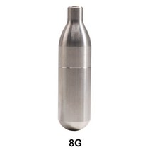 20Mpa 3000Psi 스테인레스 스틸 에어소프트 8g 12g co2 건 탱크 라이플 실린더 용 나사산 및 리필 가능, 01 8g Unthreaded