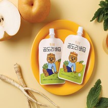 황금밭 곰보배추 도라지 배즙 100ml x 30팩, 60개