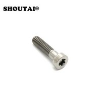 시마노크랭크세트 자전거 오일 브레이크 TC4 티타늄 나사 SHIMANO XT M8000/9000/9020 부품, 02 titanium 2pcs