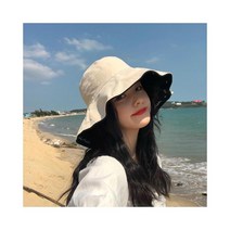 와이케이하우스 그물 빨간 커버 얼굴 큰 처마 어부 모자 여성 한국어 조수 일본 야생 여행 선크림 봄과 여름 태양 모자_69414