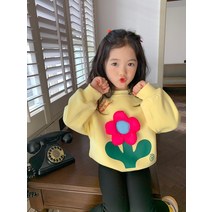 키즈 양털 기모 스웨터 자켓 탑 여아 남아 아동복 1-121375