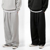 ONE TUCK 스웻 와이드 트레이닝 원턱 팬츠