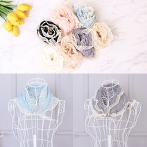 레이스 스카프-dys쁘띠레이스스카프머플러봄미니스카프 목 미니