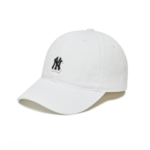 [국내매장판]MLB모자 베이직 와펜 언스트럭쳐 볼캡 NY White 화이트 3ACP7802N-50WHS