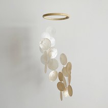 [호유즈] 이태리 오르간(원형) 자개모빌 DIY-KIT_G밀크커피, G밀크커피