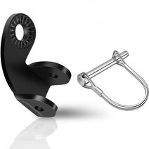 자전거 트레일러 바이크트레일러 뒷바구니 내구성 견인 헤드 장착 어댑터 랙 부착, 하얀