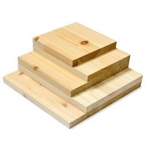 아이베란다 목재자투리모음 소품제작용 스트링아트재료, 14.삼나무 집성 18T 150x150(4개)