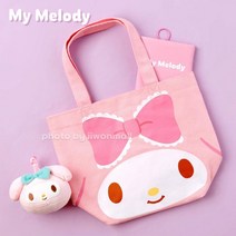 사무실 식후 휴게실가방 산리오 캐릭터 미니 에코백 숄더백 여학생 카페외출
