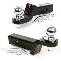 트레일러 카라반 견인 히치 마운트 유럽50mm 미국2인치 볼 set, 미국식2인치