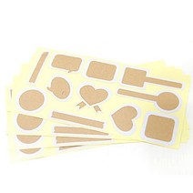DIY스티커(크라프트지+백박)-11p/1매