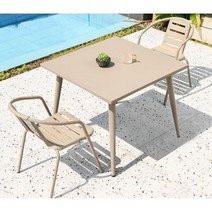 4인용 커피숍 세트 카페 감성 의자 6인용 테이블 야외 테라스 인테리어, L