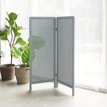 베르디안 콤브 가벽 인테리어 가림막 낮은 파티션 2단, 화이트