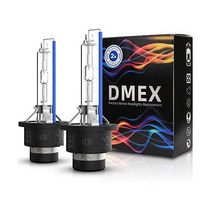 DMEX D4S 35W 제논 헤드라이트 HID 전구 6000K 쿨 화이트 66440 42402WX 교체 2팩, 8000K White Blue