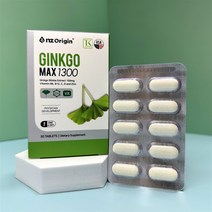 엔젯오리진 징코맥스 1300 1300mg x 30정 1개월분, 39g, 1개