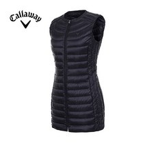 [캘러웨이골프] [캘러웨이]여성 라운드넥 초경량 롱 구스다운 베스트 CWDVI8102-19