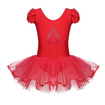 재즈화 슈즈 신발 토슈즈 성인 댄스화 발레 에어로빅화 댄스스포츠화 Ie자체 러플 캡 슬리브 전문 댄스 착용 스팽글 발레리나 체조 레오타드 투투 드레스, 02 XL, 02 Red