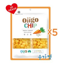 네츄럴코어 올리고칩 강아지간식 250g 5봉 + 크래커, 2. 당근