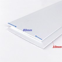 황동판 금속 구리 개몫 알루미늄 합금 판 두께 너비 기사 알루미늄 산화 길이, t10x80x300mm