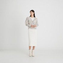[랩] 글리터 날개사 H라인 롱스커트