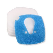 EHEIM PROFESSIONAL 3 2080 2180 및 1200XL 1200XLT 4 X WHITE FINE 1 BLUE COARSE 용 호환 프리 필터 폼 패드 세트, 1 Sets