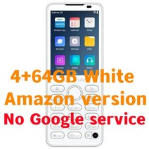 핸드폰 싸게 사는 법 qin f21 pro google play store smart touch screen phone wifi 5g 2 8 inch 32gb 64gb 5 0, 필름이 있는 영국 충전기, 흰색 64GB 아마존