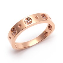 18K 반지 유니크 원형 큐빅 반지 SCW20248