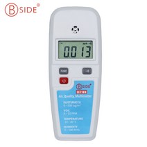 가스감지기 BSIDE-EET100 LCD 공기 품질 멀티 미터 먼지 VOC 온도 습도 측정기 대기 환경 감지기 분석기, 한개옵션0
