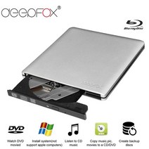 블루레이 외장cd롬 드라마 ODD 알루미늄 Blu-Ray 드라이브 슬림 USB 3.0 버너 BD-RE CD/DVD RW 라이터 재생, 01 은