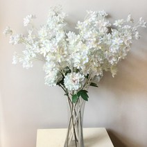 더이쁜 배꽃 조화 인테리어 캠핑 졸업식 입학식 꽃선물, 퍼플