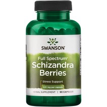 Swanson Full Spectrum Schisandra 오미자 추출물 90캡슐