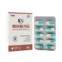 냐옹닥터 헤어볼가드 고양이 헤어볼 영양제 피부 피모 관리 헤어볼 토 소화 보조제, 1개, 60캡슐(2개월)
