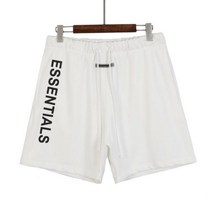 남녀 공용 길거리 착용 필수품 반바지 울 서클 알파벳 프린트 3D 로고 헤비 패브릭 커플 필수품, M, 4