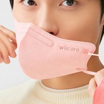 위케어컬러투디보건용마스크(KF94)(대형), 30매, 코랄핑크