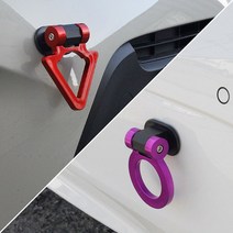 견인고리 차량용 드레스업 토우후크 튜닝 스티커 용품, B TYPE (CIRCLE TYPE), 02. 블루